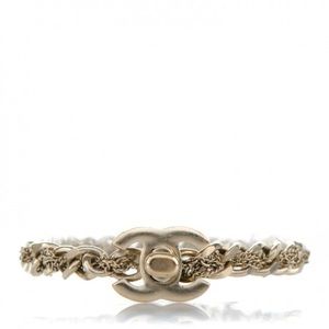 CHANEL Gold Chain Bracelet